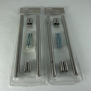 Set of 4 NEW SEALED Lansa Handles by IKEA, 245 mm | 9 5/8" L, 160 mm | 6 1/4 c-c